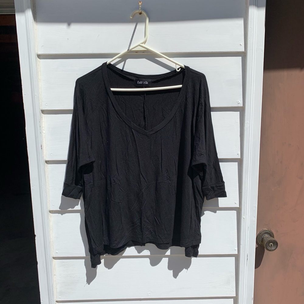 Knit oversized top